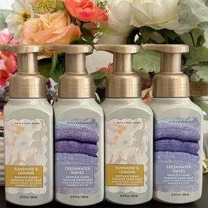 🆕🍋 BATH & BODY WORKS 4-PIECE FOAMING HAND SOAP COLLECTION. BRAND NEW!
